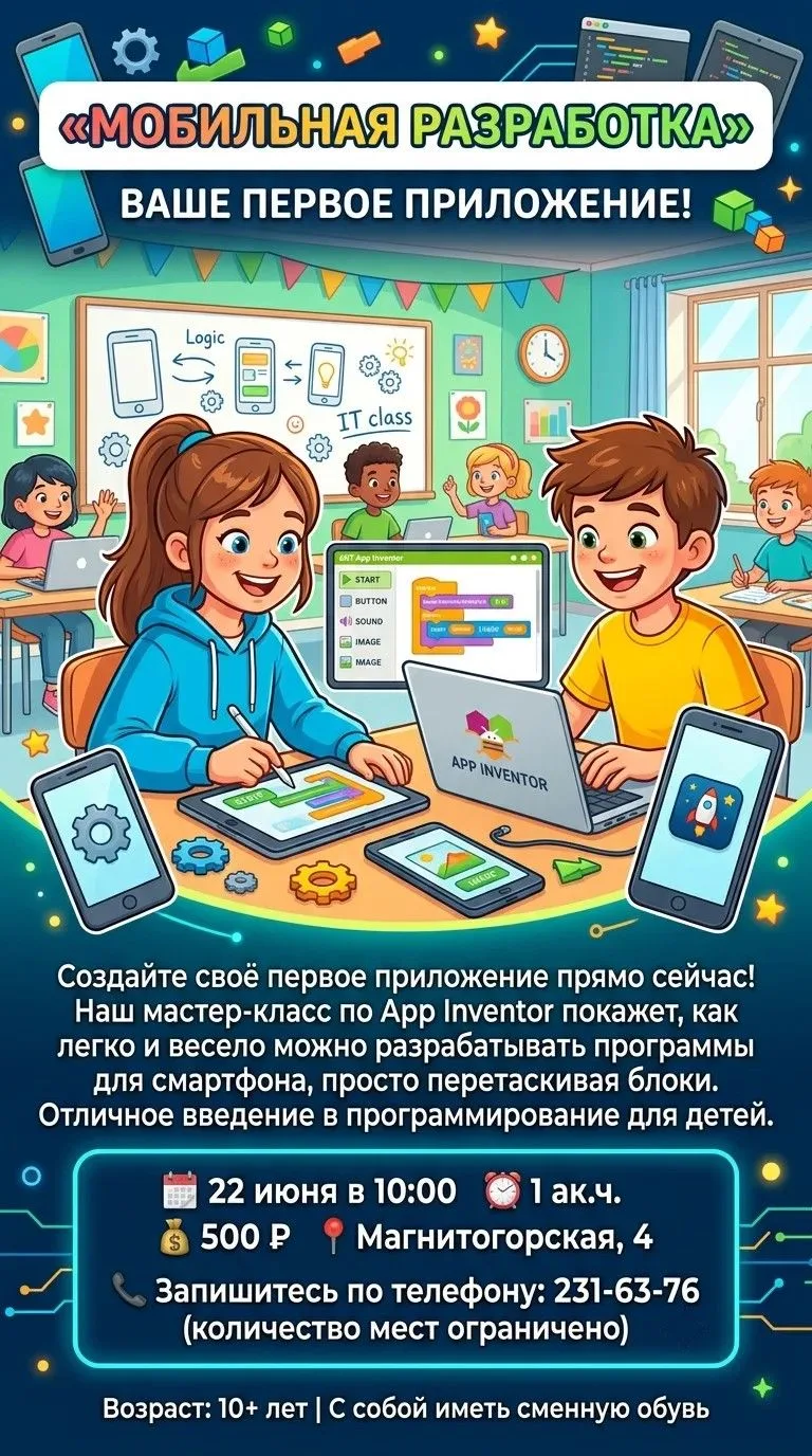 «Мобильная разработка. Ваше первое приложение» 📱

Создайте своё первое приложение прямо сейчас! При