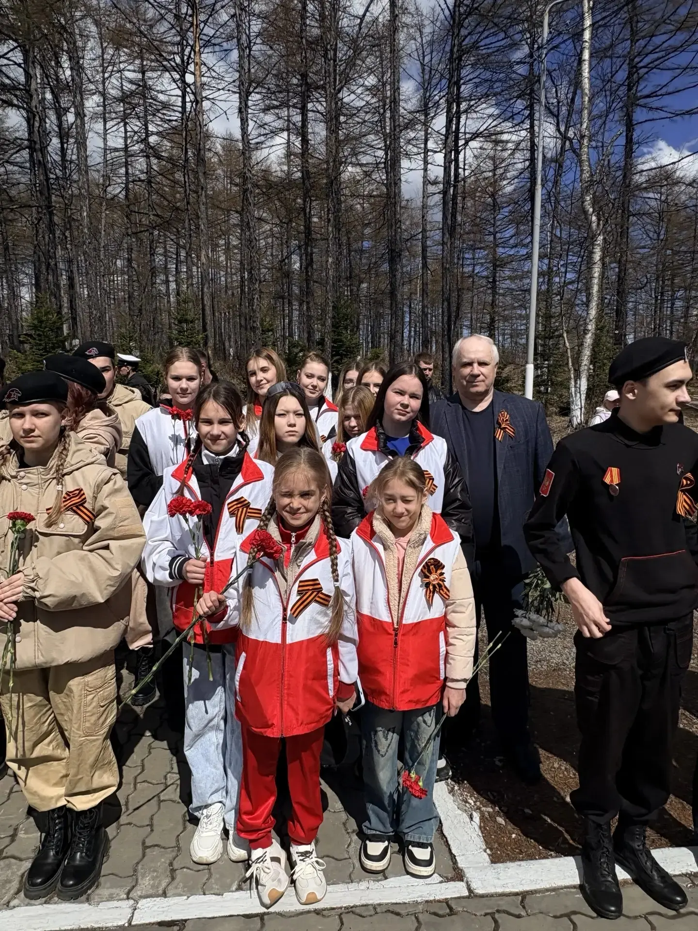 09 мая 2026 года в Парке Победы сотрудники и воспитанники МБУДО "СШ "Дворец спорта" приняли участие 