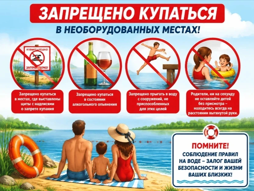 Водоемы: правила безопасного поведения летом

В летний период водоемы представляют повышенную опасно