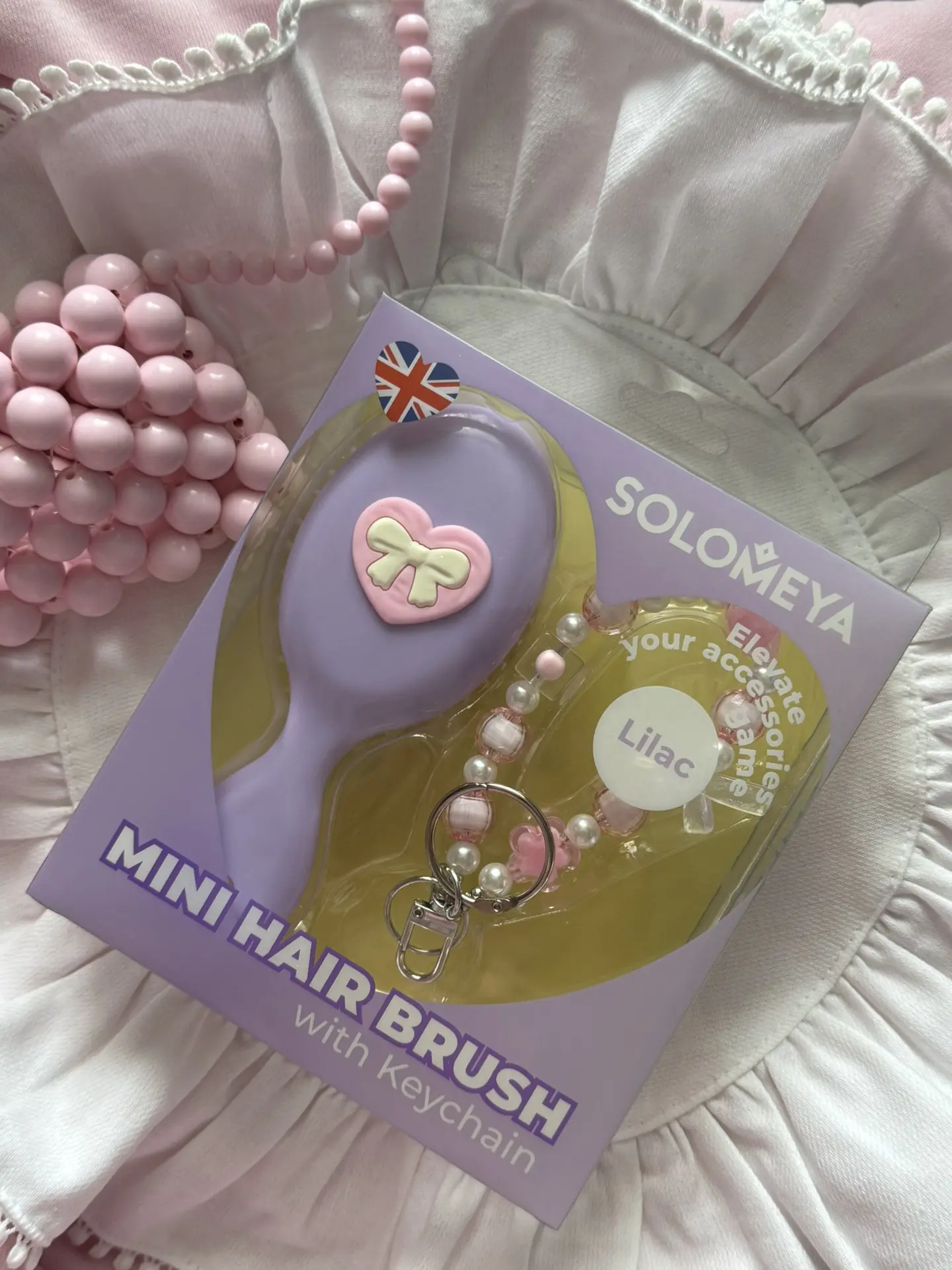 любимчики от Solomeya 💇‍♀️моей дочки 

 Массажные мини-расчески для волос с подвеской в трех шикарн