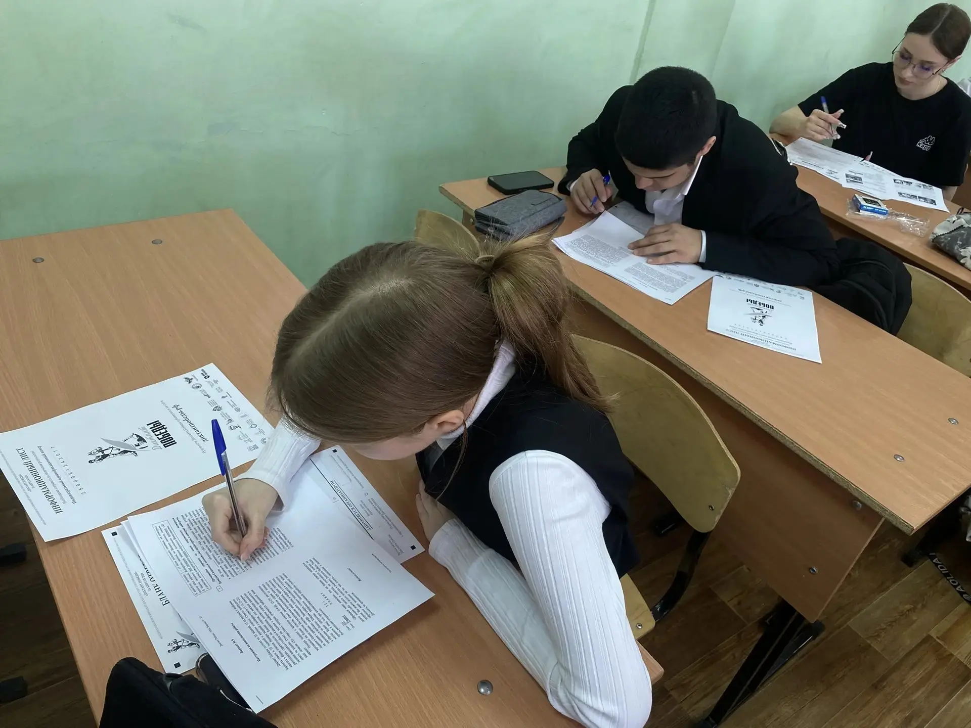 🕊 Диктант Победы🕊  Всероссийская историческая акция "Диктант Победы" прошла в стенах нашей школы 24 