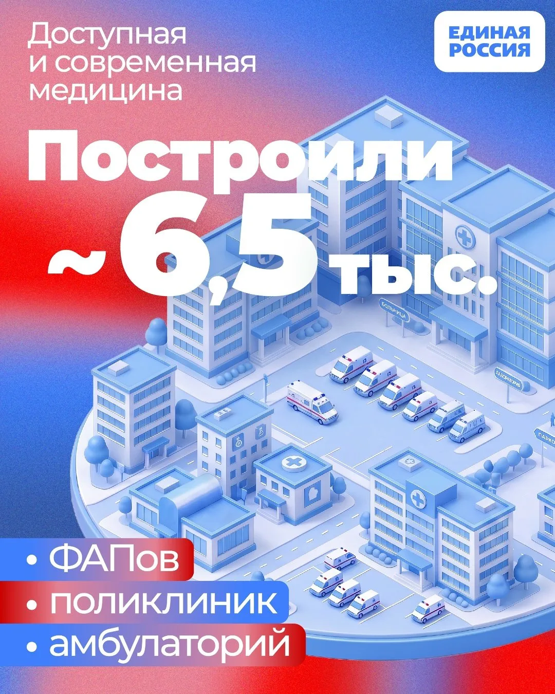 🏥 Доступная и современная медицина начинается с возможности получить помощь рядом с до...