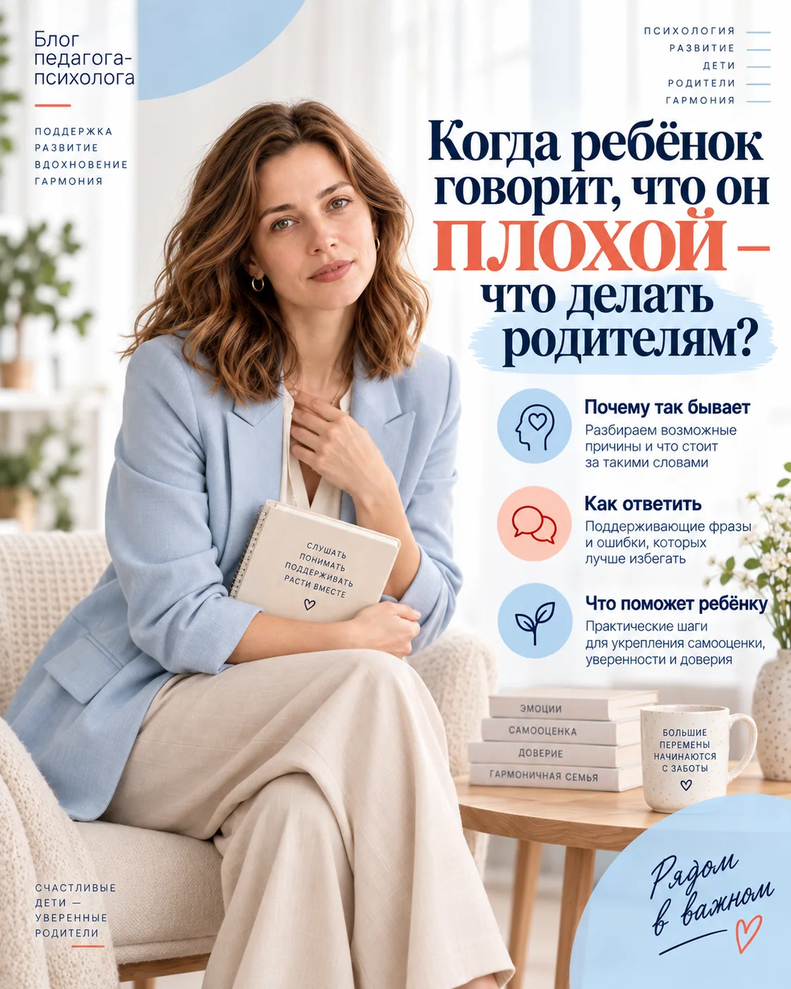 Ко мне недавно обратилась мама с тревожной историей: «Я не знаю, что делать... Мой сын ...
