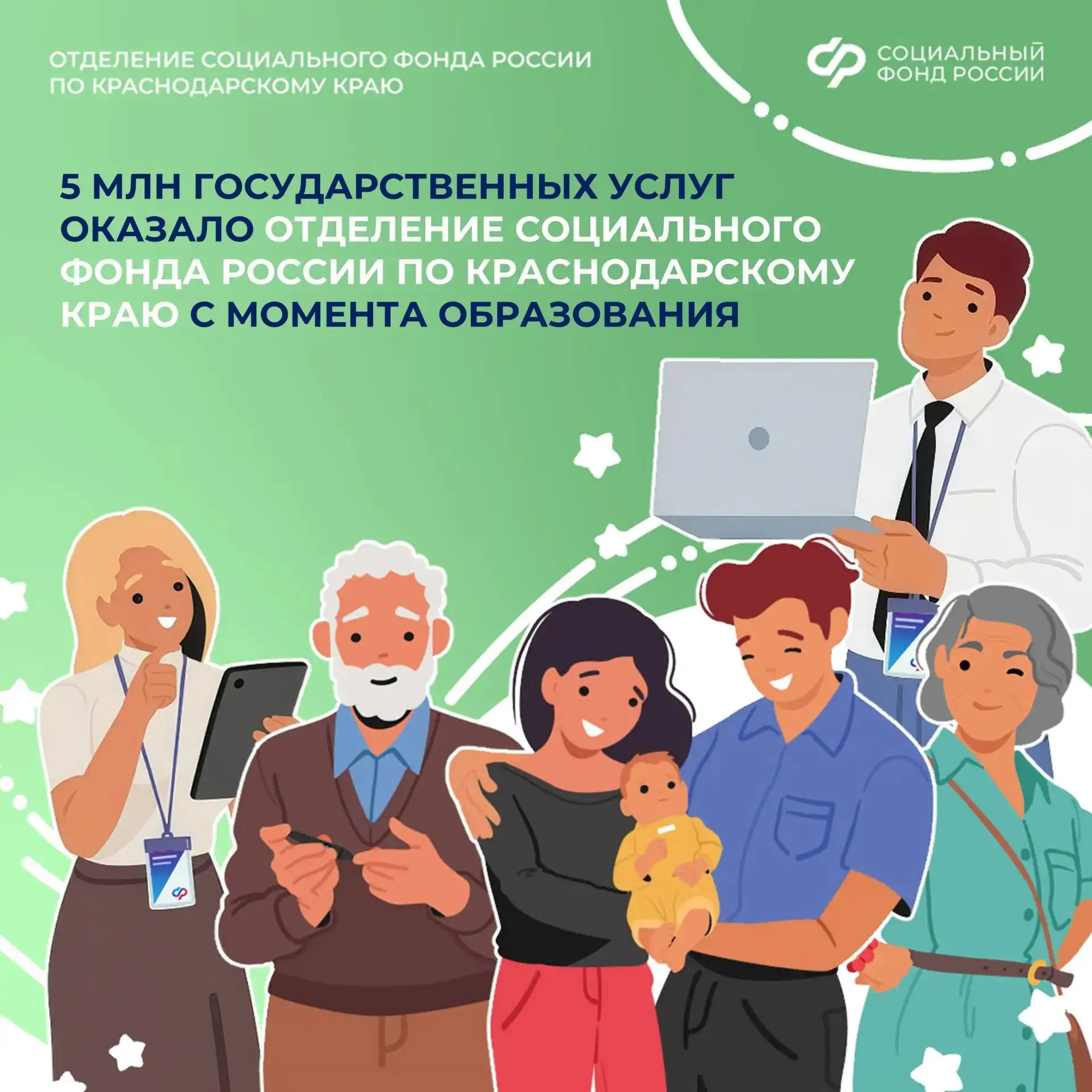 ✨ Мы оказываем ежегодно более 1 млн госуслуг, многие — в беззаявительном режиме. Выплат...