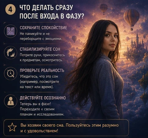 Что делать сразу после входа в фазу?