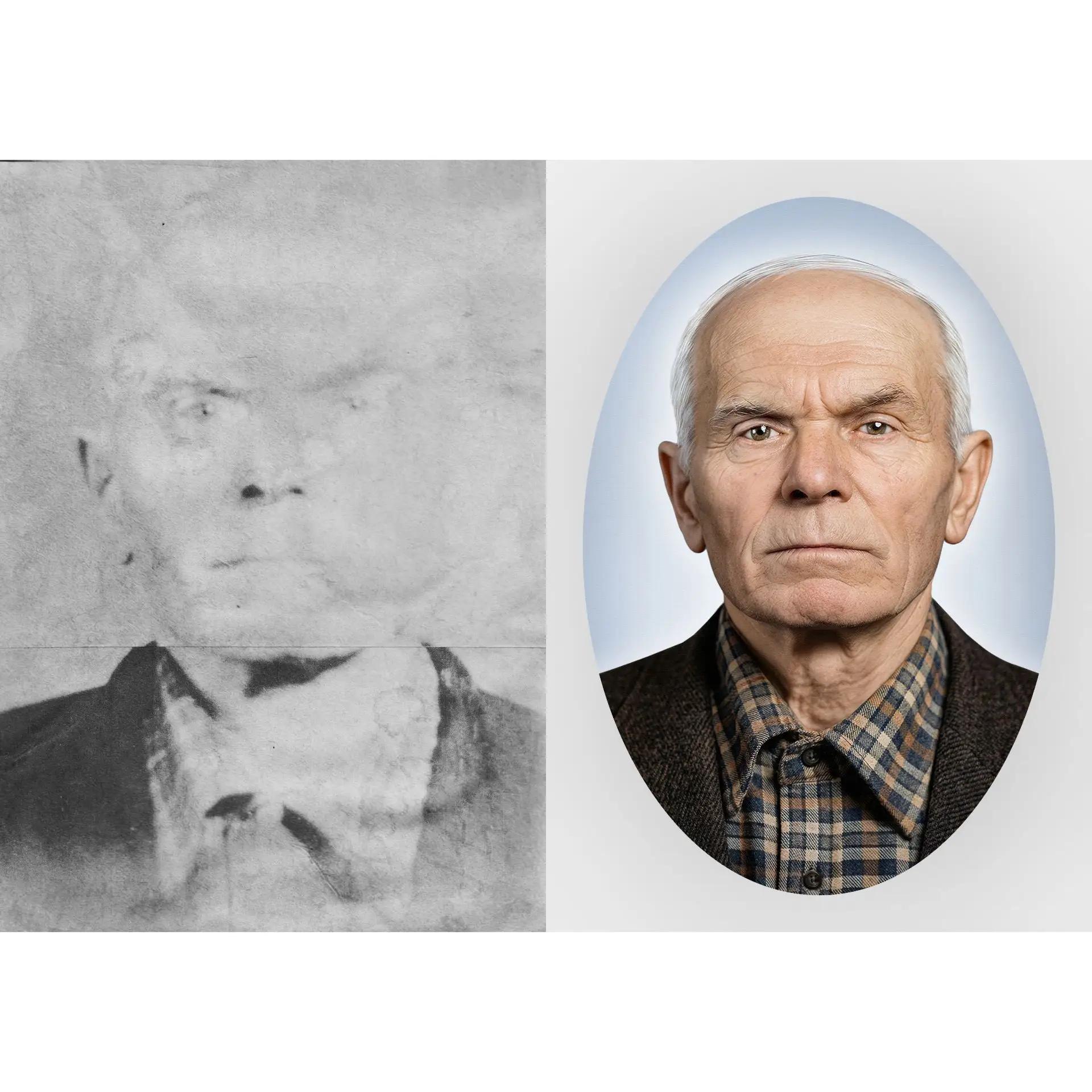 ✨ Реставрация фотографий и подготовка портретов для фотокерамики! 🖼