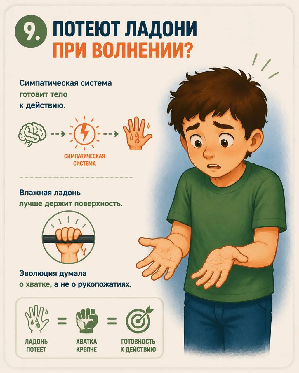 Тело никогда не делает ничего просто так.  Подёргивание при засыпании, мурашки от музыки, дрожь посл