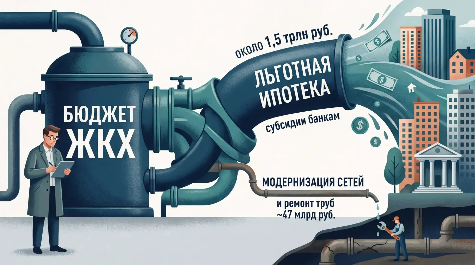 ЖКХ. Куда уходят бюджетные деньги