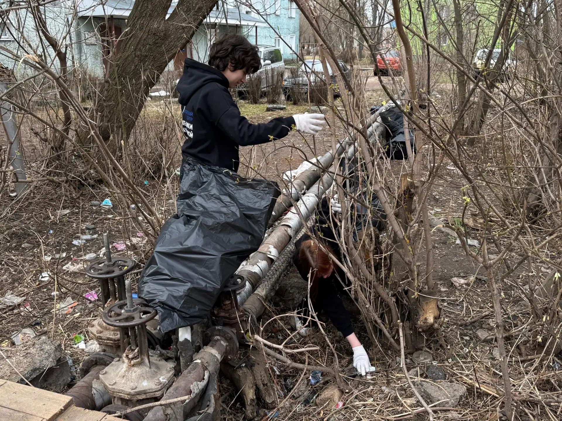 Союз десантников города Кинешмы обратился за помощью к волонтёрам Анжелики Гатаулиной в уборке переу