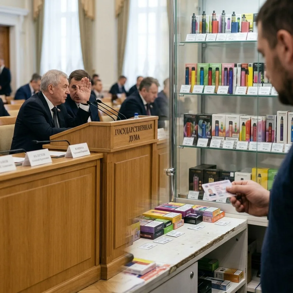 Госдума приняла закон, позволяющий регионам самостоятельно запрещать розничную продажу вейпов на сво