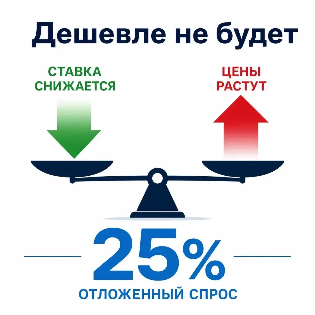 Снижение ставки не сделает жильё доступнее. Объясняю, почему