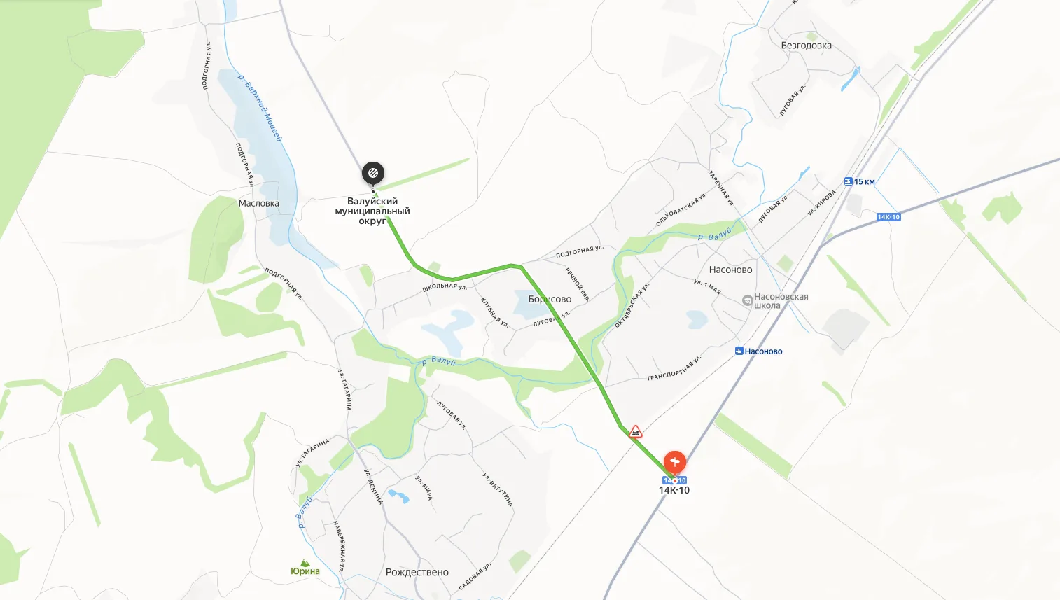 В Борисово обновят дорогу по нацпроекту