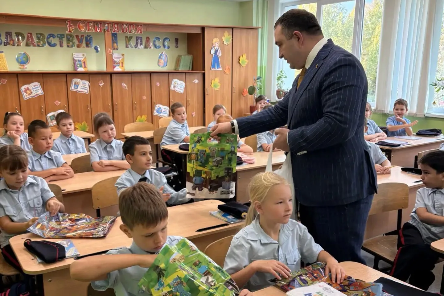 Первое знакомство: полицейские посетили подшефный кадетский класс в сыктывкарской школе...