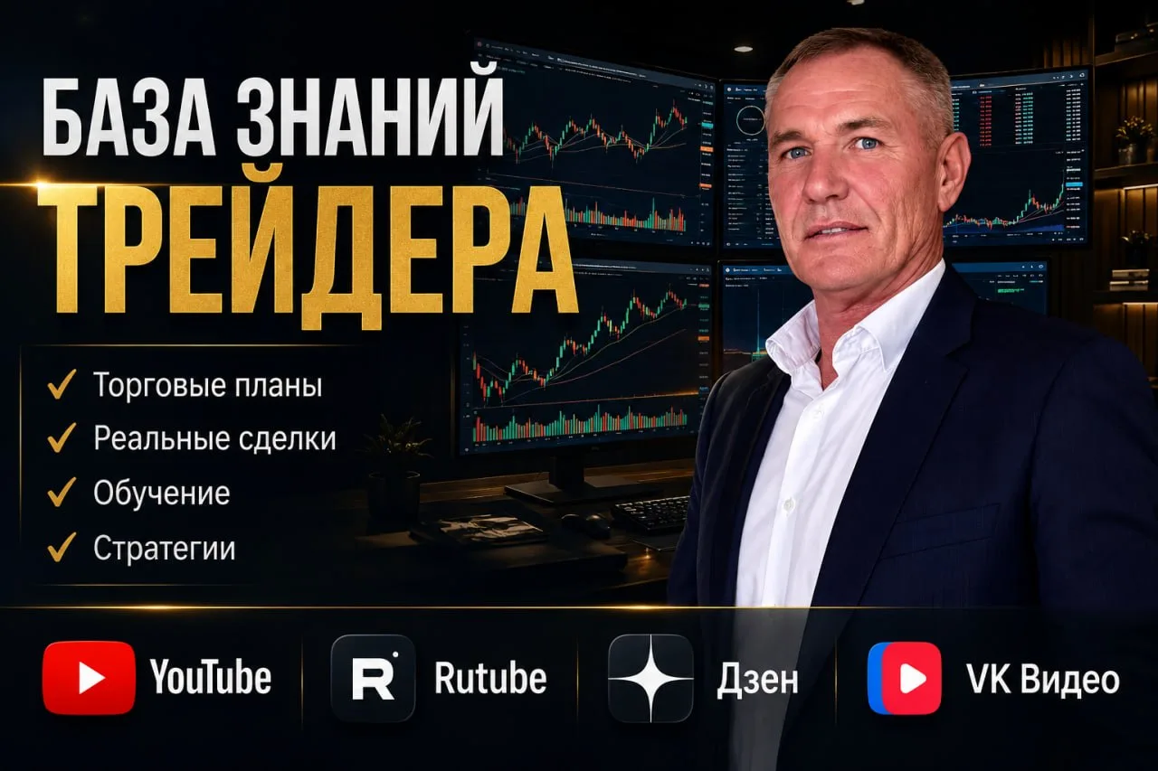 📆 Торговые планы:
YouTube  |  Rutube  |  VK Видео

📈 Разборы реальных сделок:
YouTube  |  Rutube  