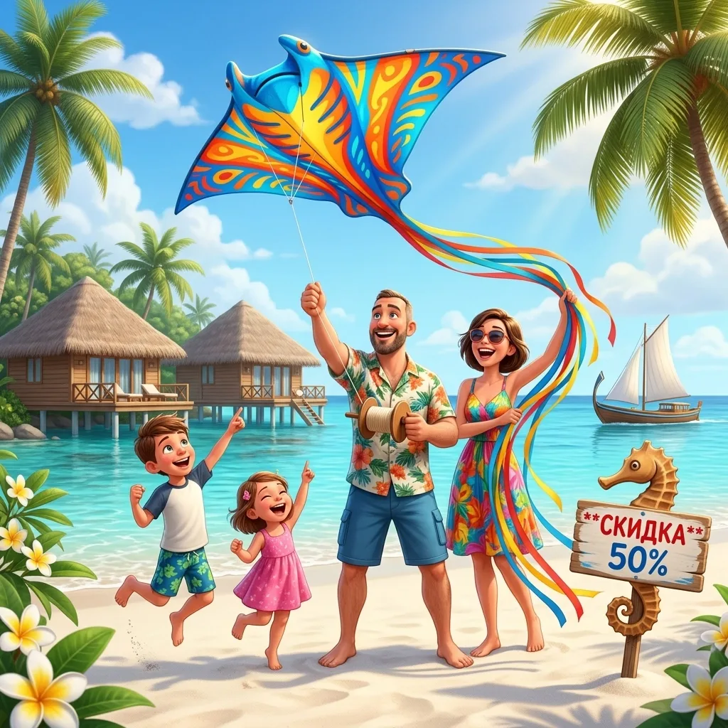 🏝 Семейный отдых на Мальдивах: бесплатные трансферы и дети до 12 лет бесплатно
