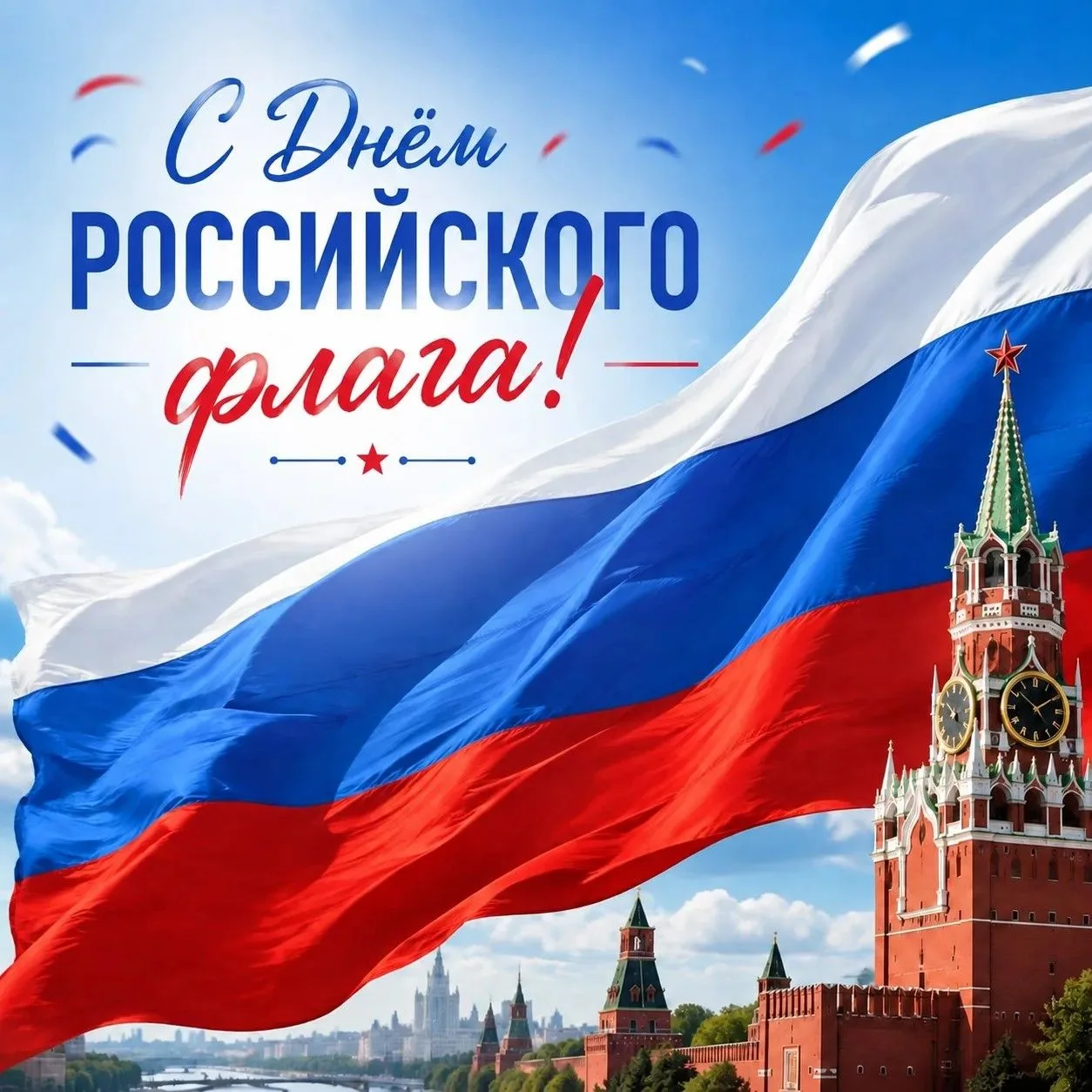 Поздравляем с Днем Государственного флага Российской Федерации!