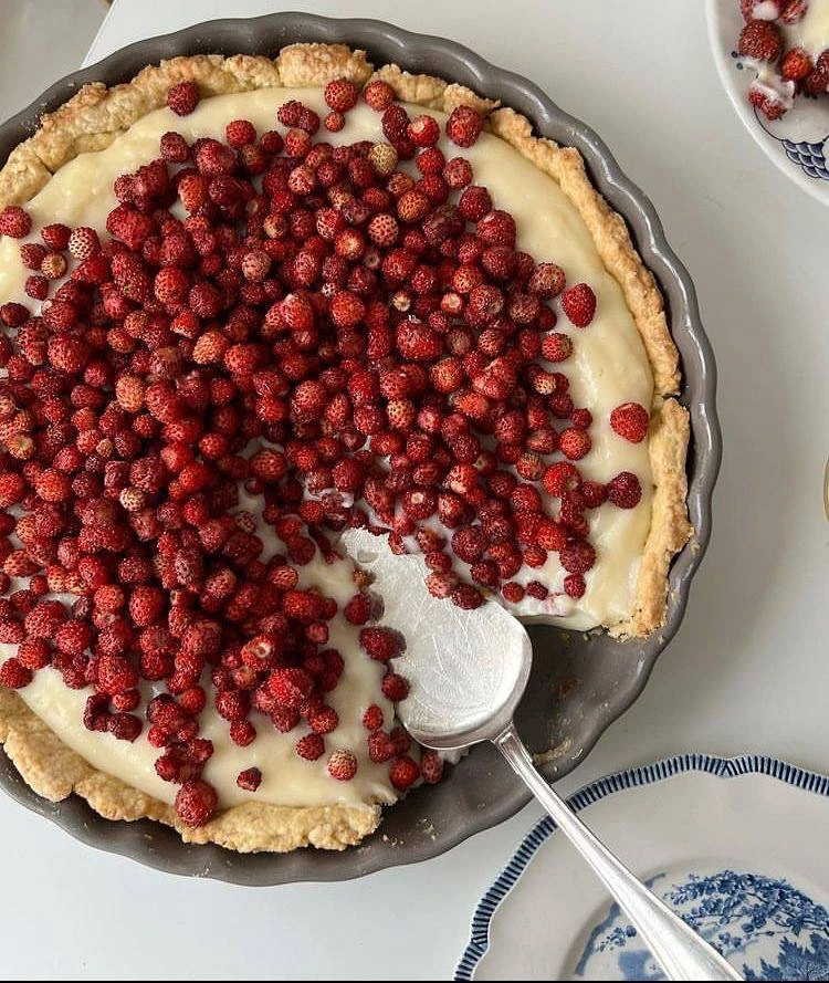 земляничный пирог и выходные на даче 🍓