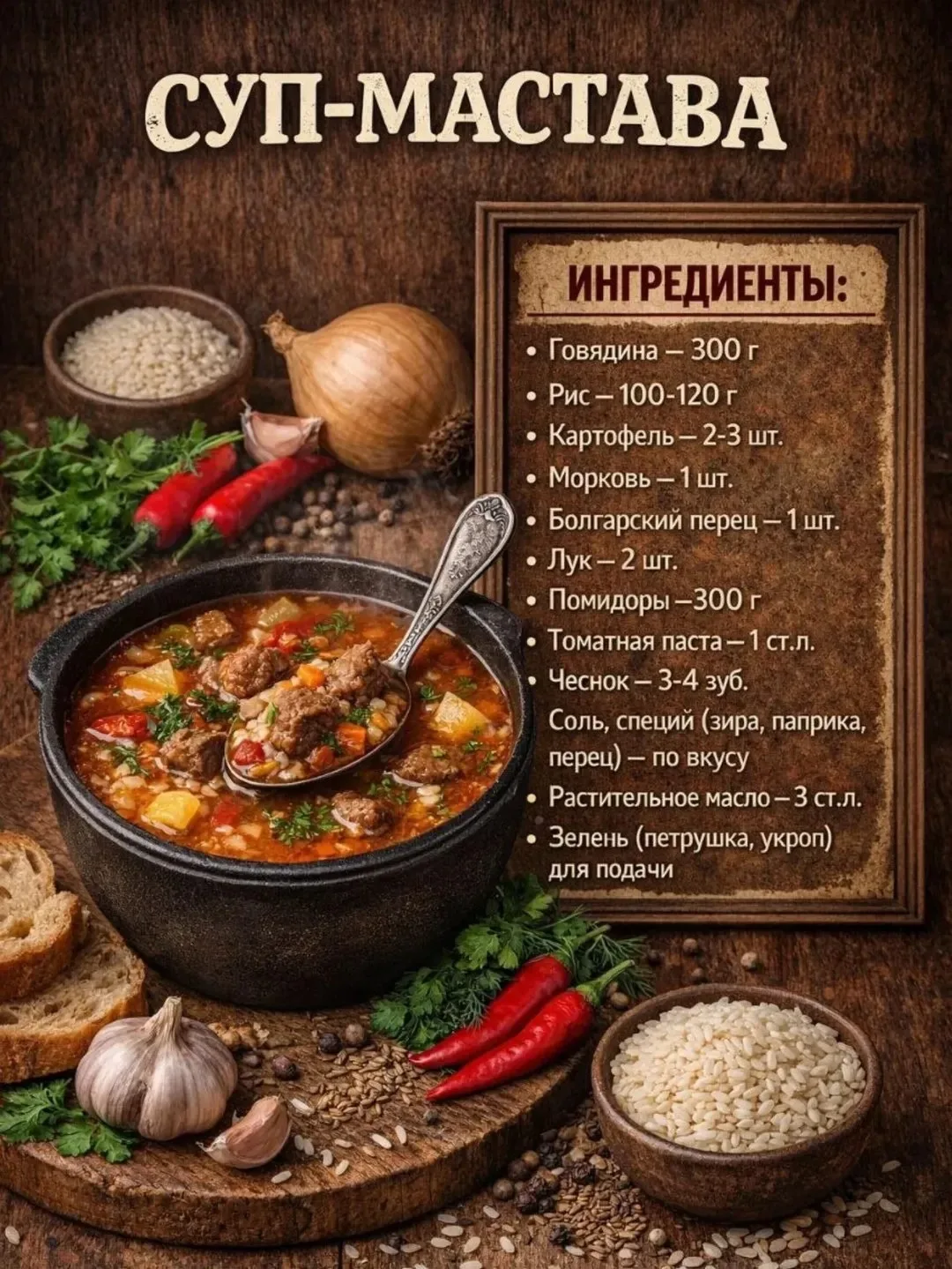 Четыре рецепта согревающих супов😋