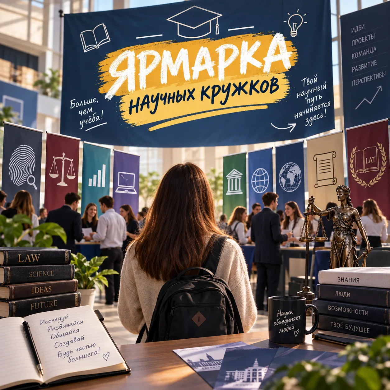 📢 Ярмарка научных кружков!