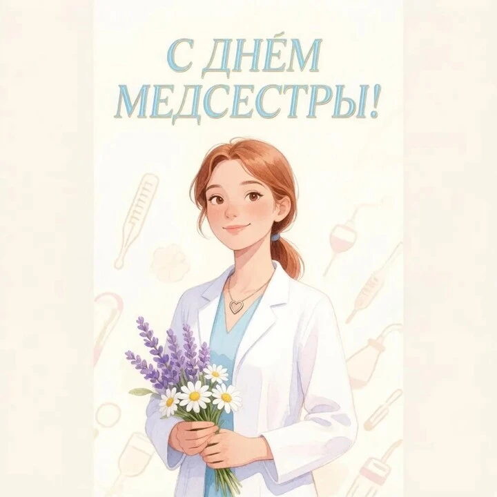 ⚡Дорогие медицинские сестры, примите самые теплые поздравления с Вашим профессиональным...