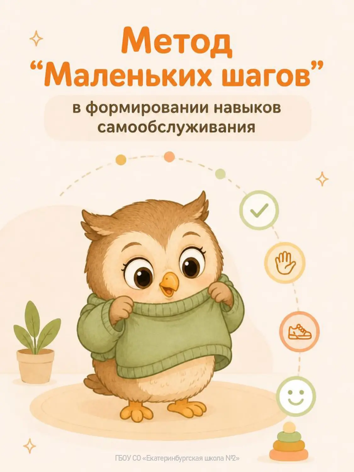 📌 На заметку родителям: метод «маленьких шагов» при формировании навыков самообслуживания

⏳ Каждый