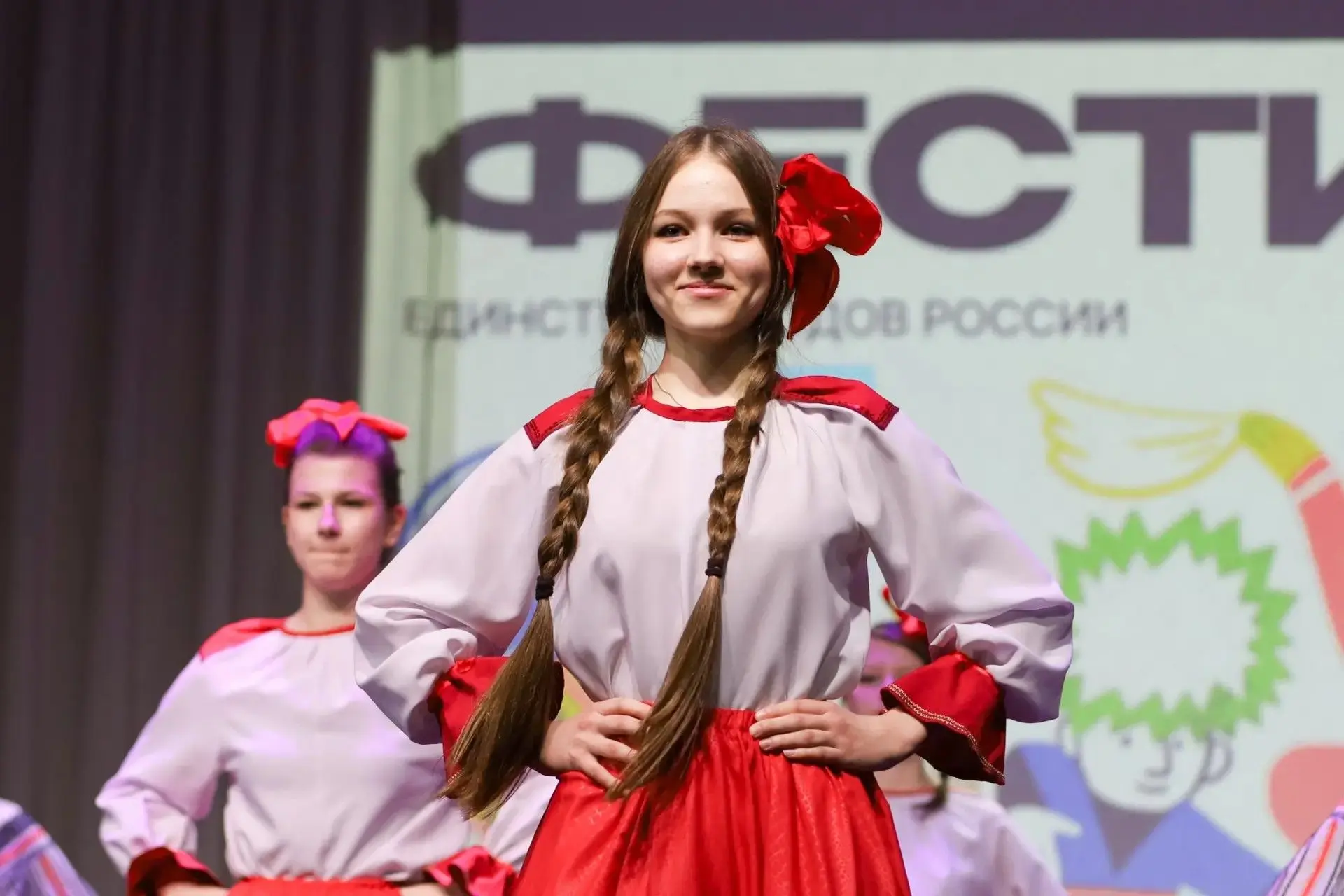 🎉Фестиваль «Единство народов России» — прошёл на ура!  Невероятную атмосферу создали яркие костюмы у