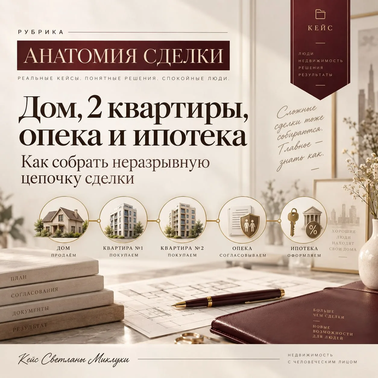 Анатомия сделки: дом, две квартиры, опека, ипотека — и одна неразрывная цепочка