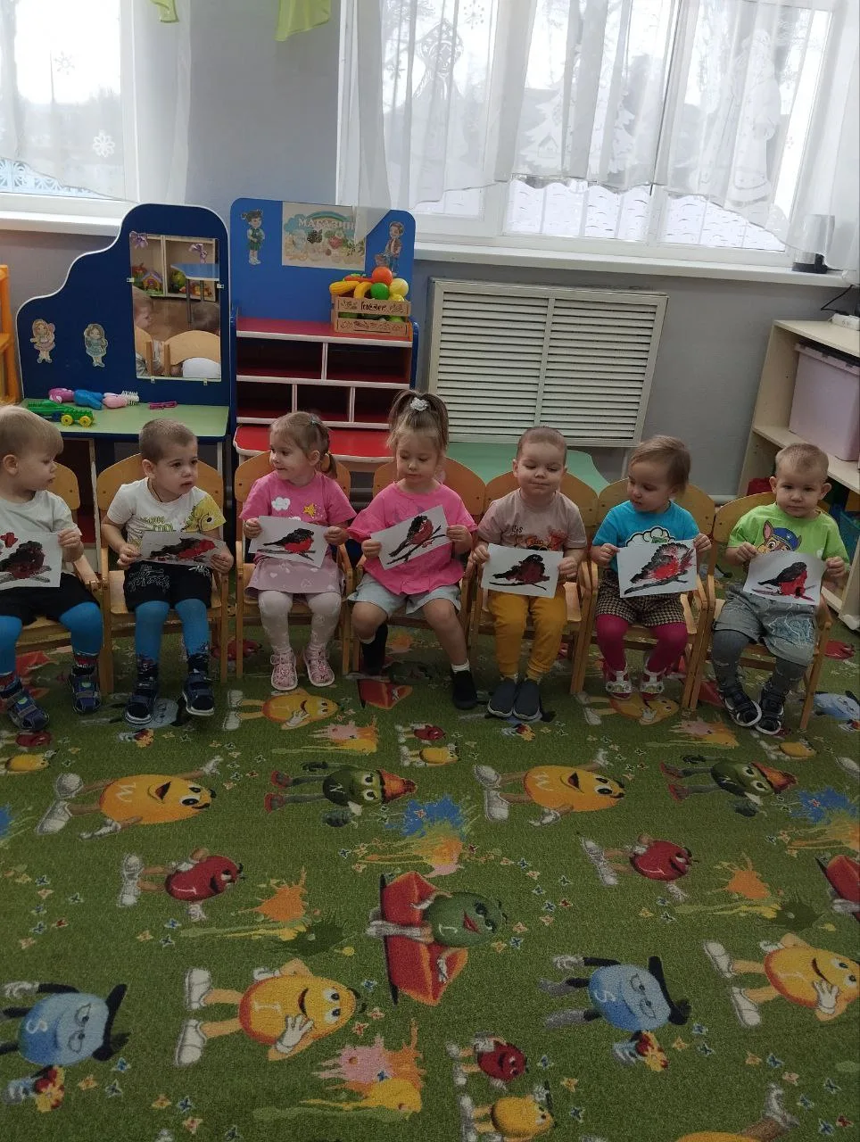 Наши маленькие художники☺️