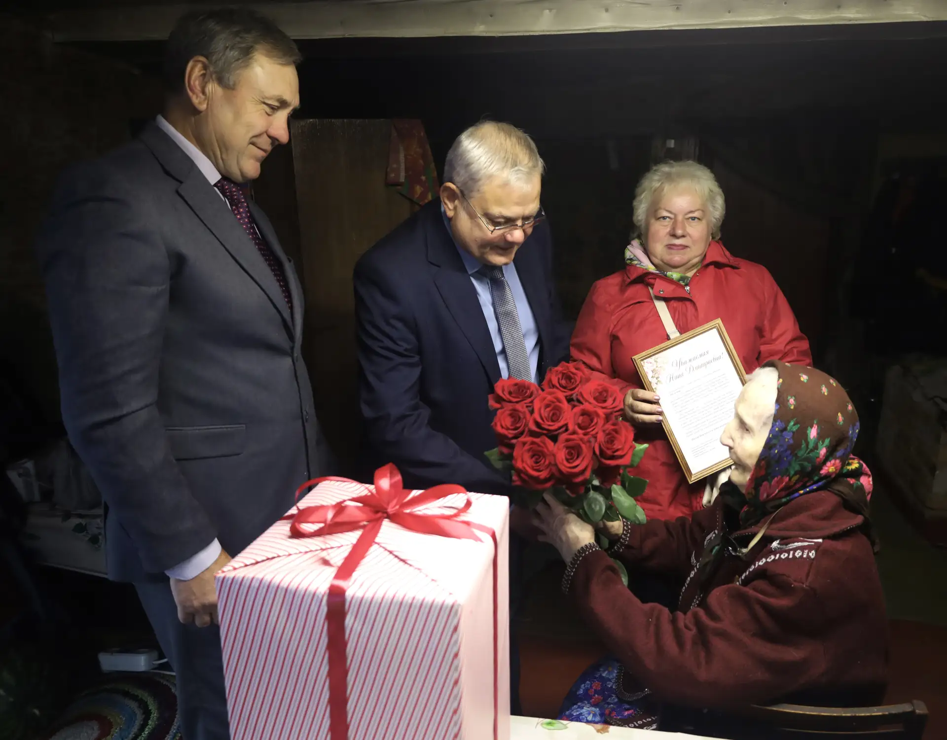 Сегодня, 25 августа, свой 100-летний юбилей отмечает жительница деревни Плотники Максат...