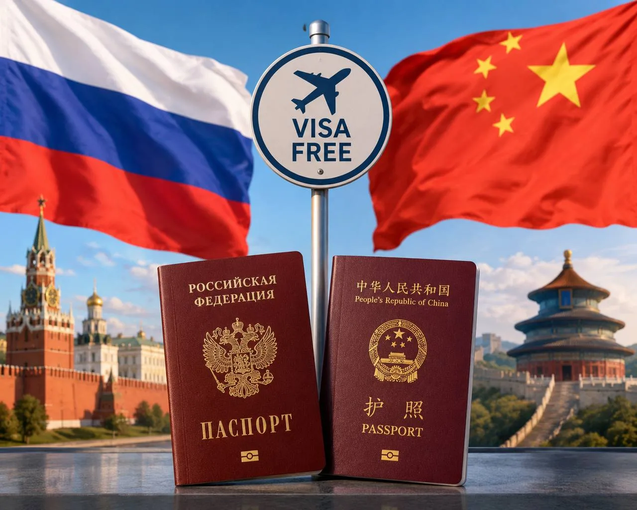 🇨🇳МИД РФ сообщает, что Россия и Китай обсуждают введение постоянного безвизового режима для гражда