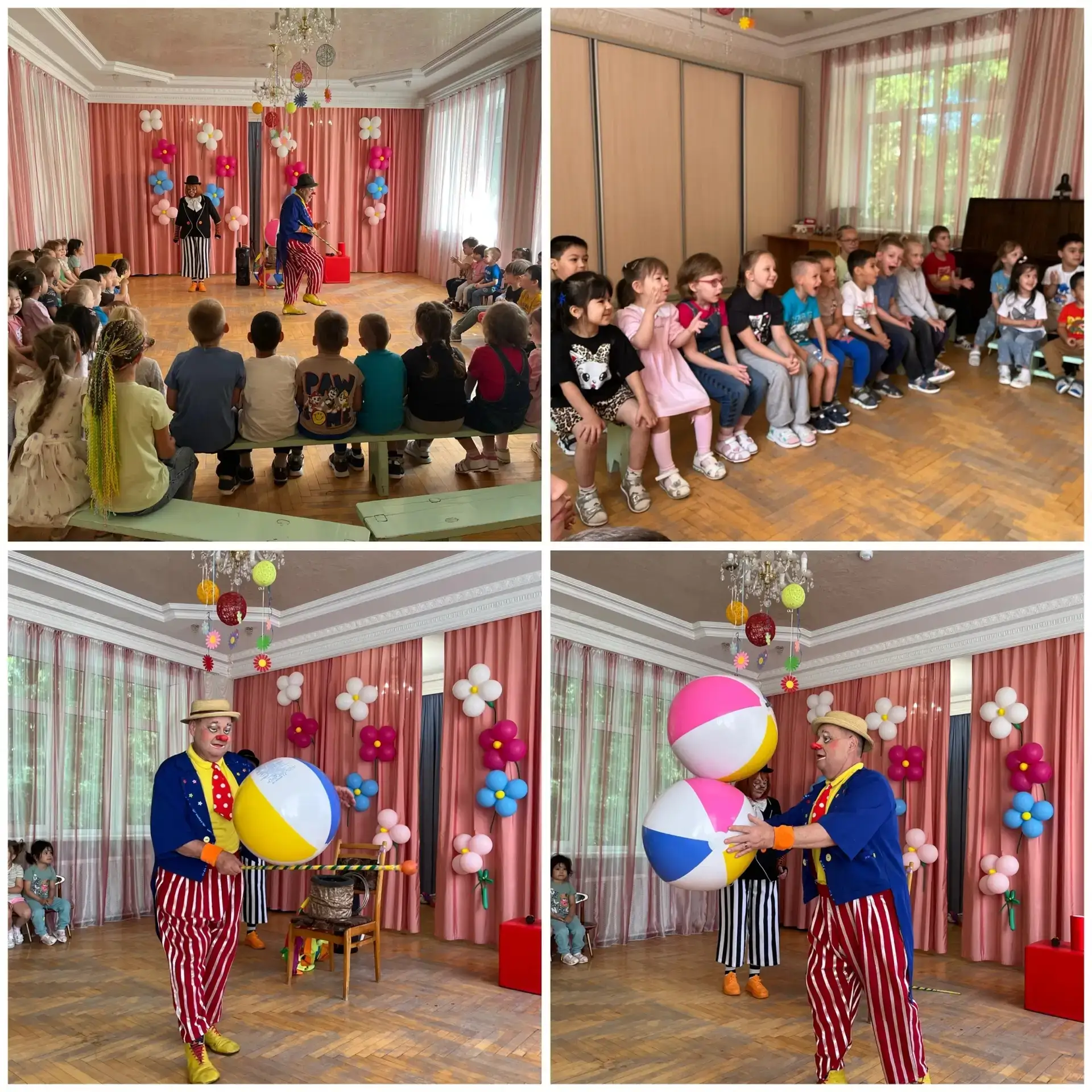Цирк! Цирк! Цирк!🎪🎠✨
У нас сегодня цирковое представление!
Под задорную музыку веселые клоуны встр