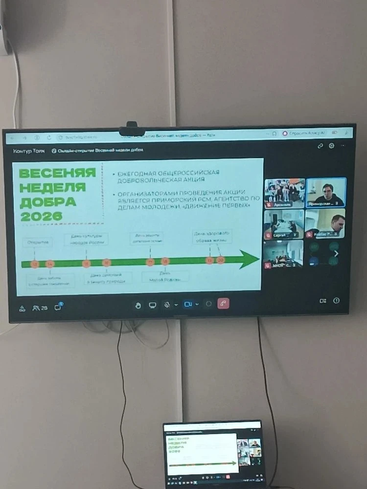 Сегодня 13 апреля 2026 г. в молодежном пространстве "Я в Центре" прошло Открытие Недели Добра, орган