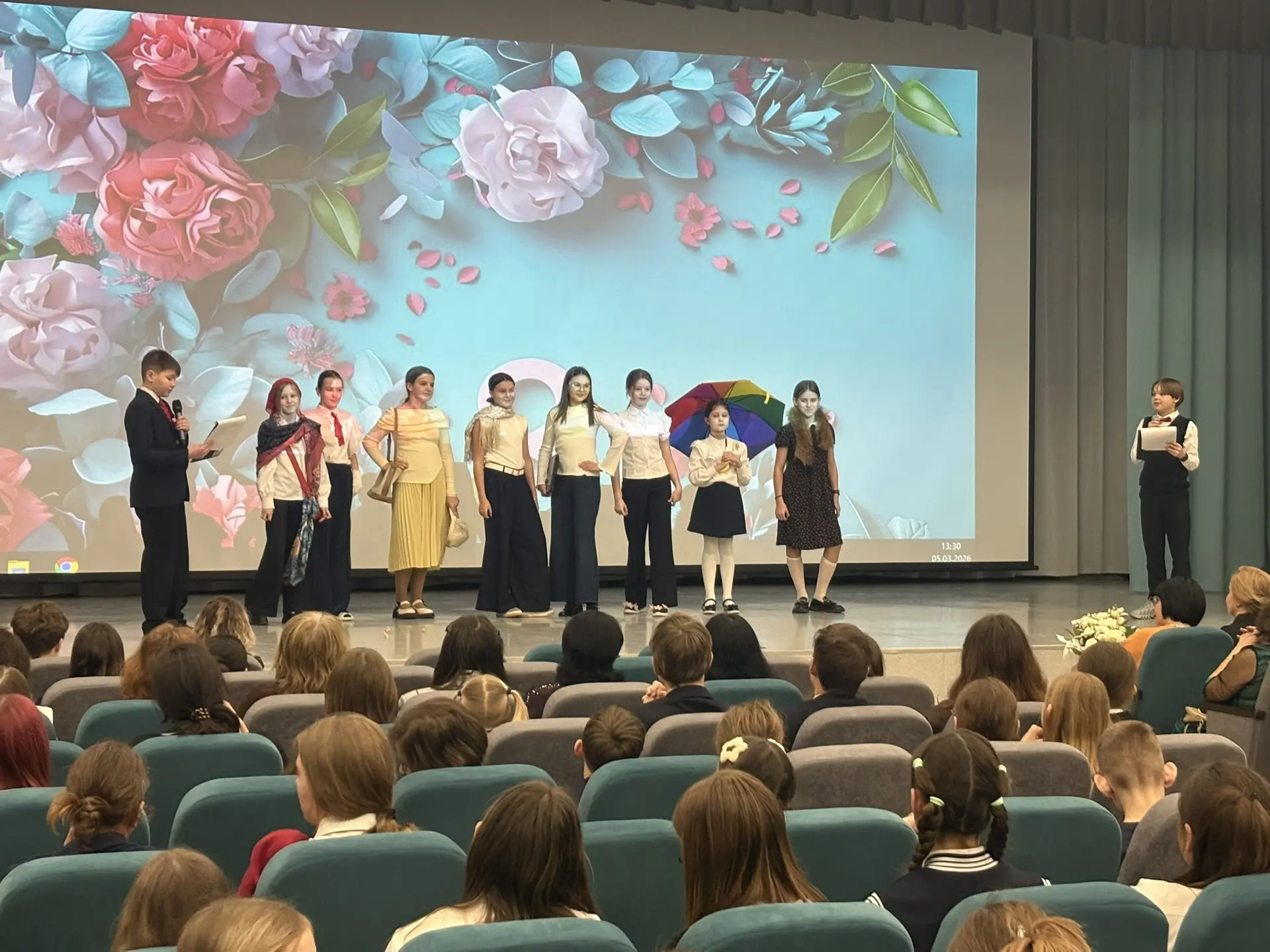 🌸✨ В нашей школе состоялся незабываемый концерт, посвящённый самому нежному и весеннему празднику — 
