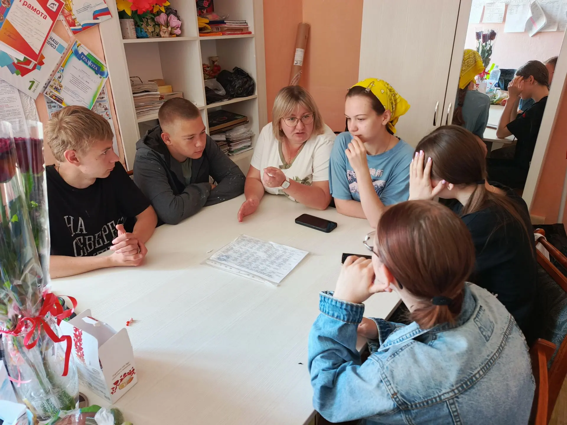 Активные школьники: делаем школу лучше вместе! 

 Мы провели  встречу с активом школы, где обсудили 