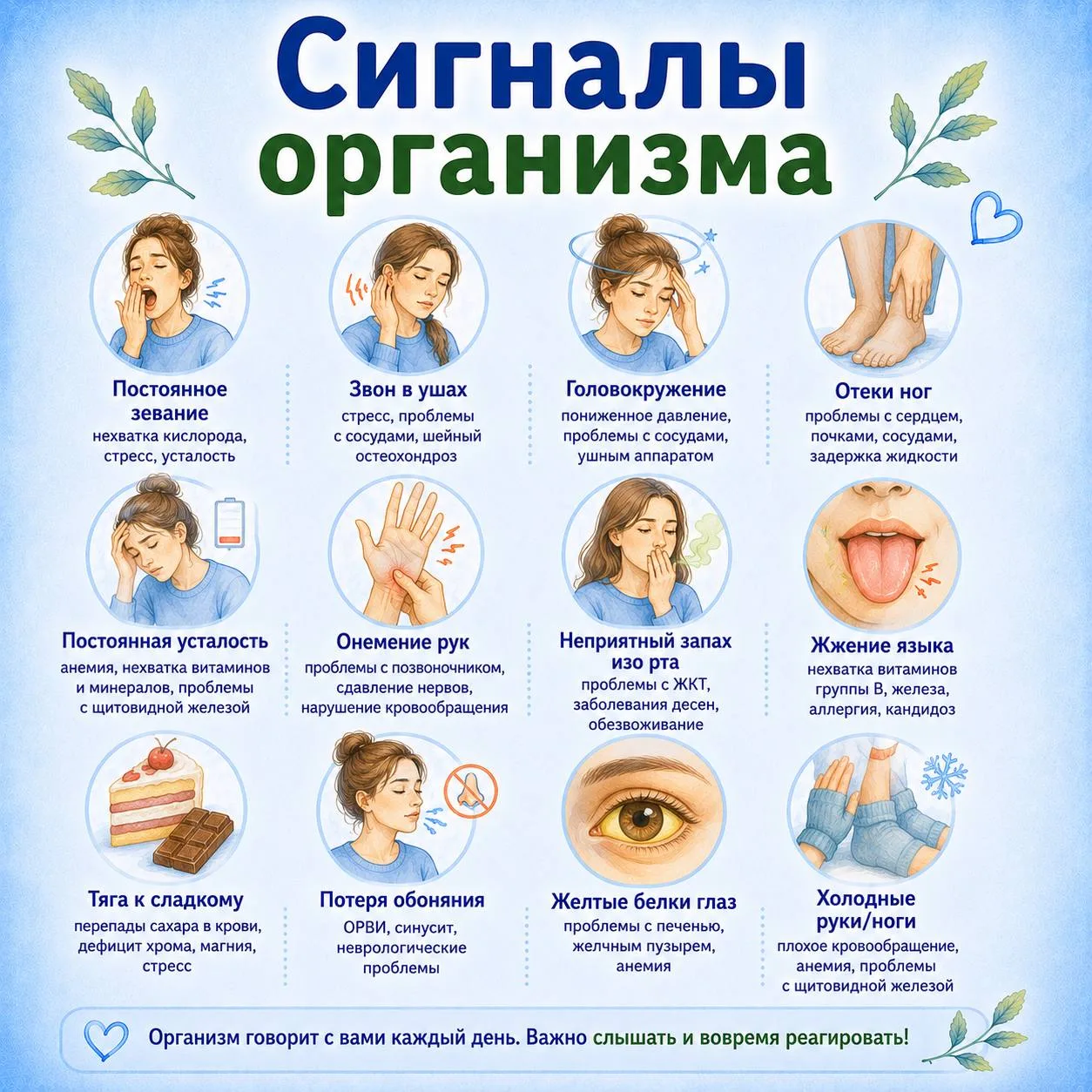 🔔 Сигналы организма