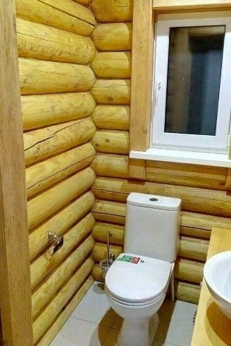 Смотрите, что создал мой муж — настоящую баню нашей мечты.