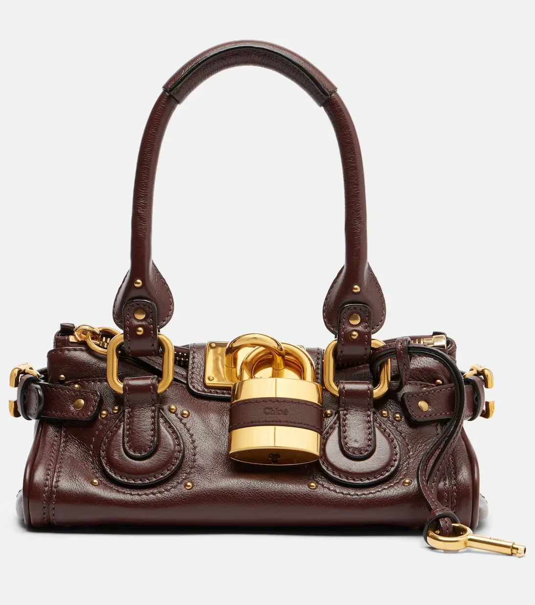 Та самая культовая модель Chloé с характерной массивной фурнитурой и узнаваемым замком.