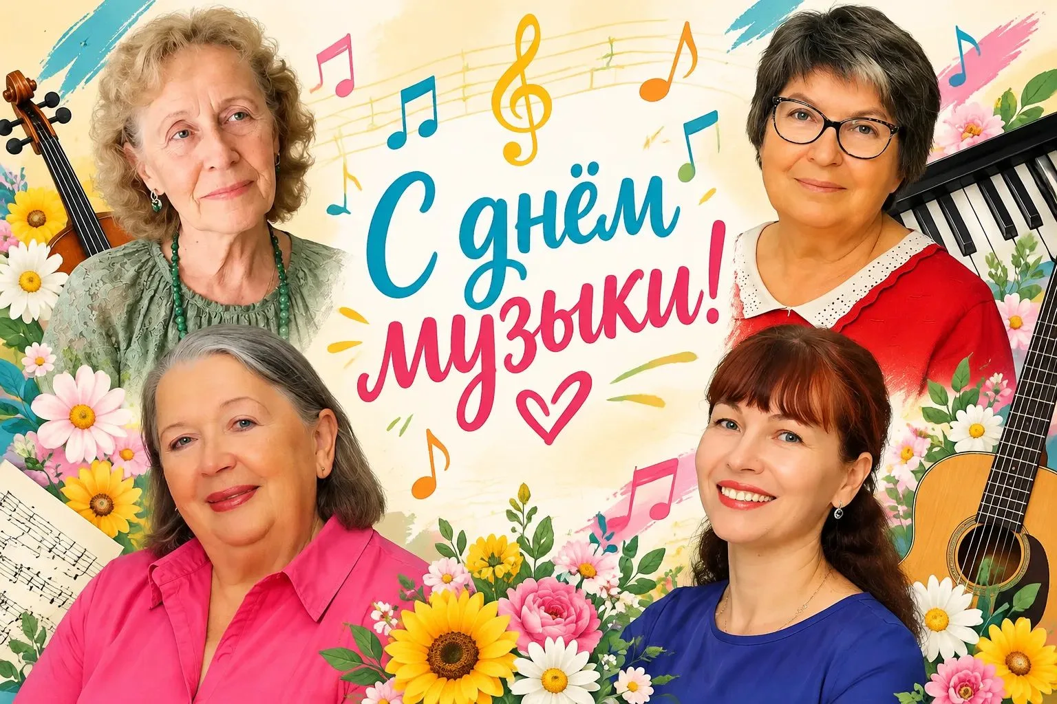 🎶🥰Дорогие и уважаемые Тамара Васильевна, Светлана Михайловна, Галина Борисовна и Елен...