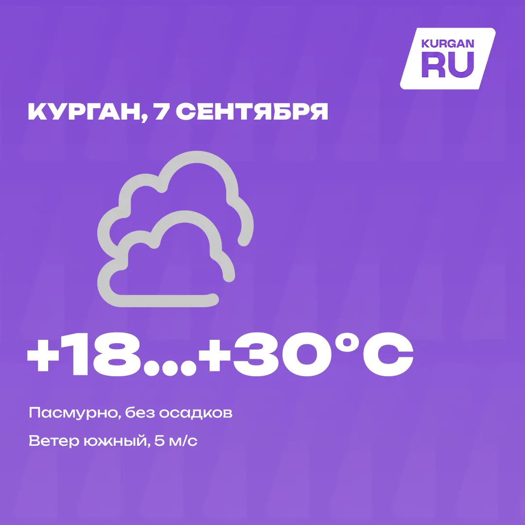 Доброе утро, курганцы! 💜
