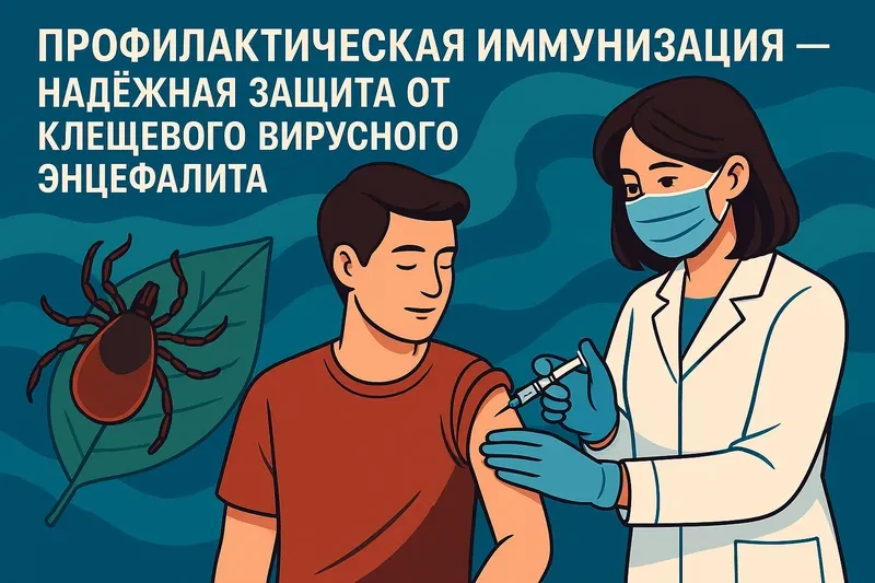 Вакцинация — самая надежная защита от клещевого энцефалита

🟢 Другие методы (репелленты, осмотры, з