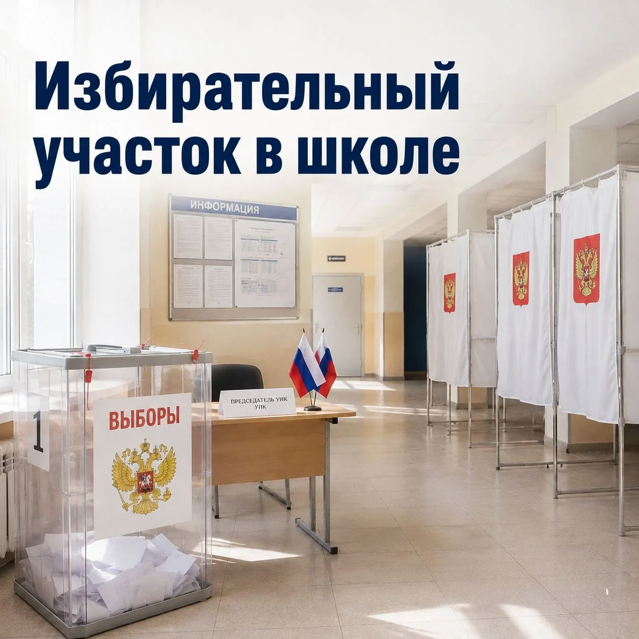 В школе будет избирательный участок: что нужно сделать директору