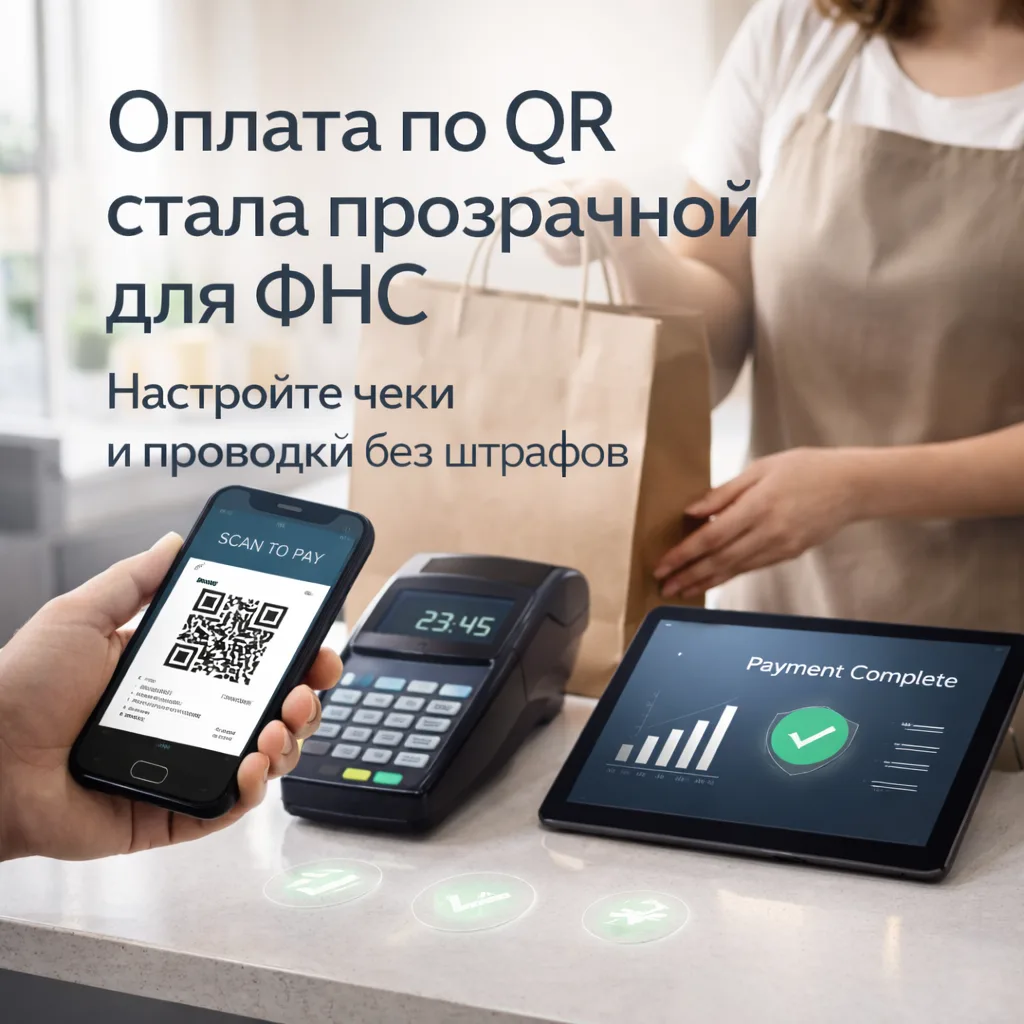 Чеки и проводки при оплате через СБП: новые правила с июля 2026 года
–––––––––––––––––––
–––––––––––
