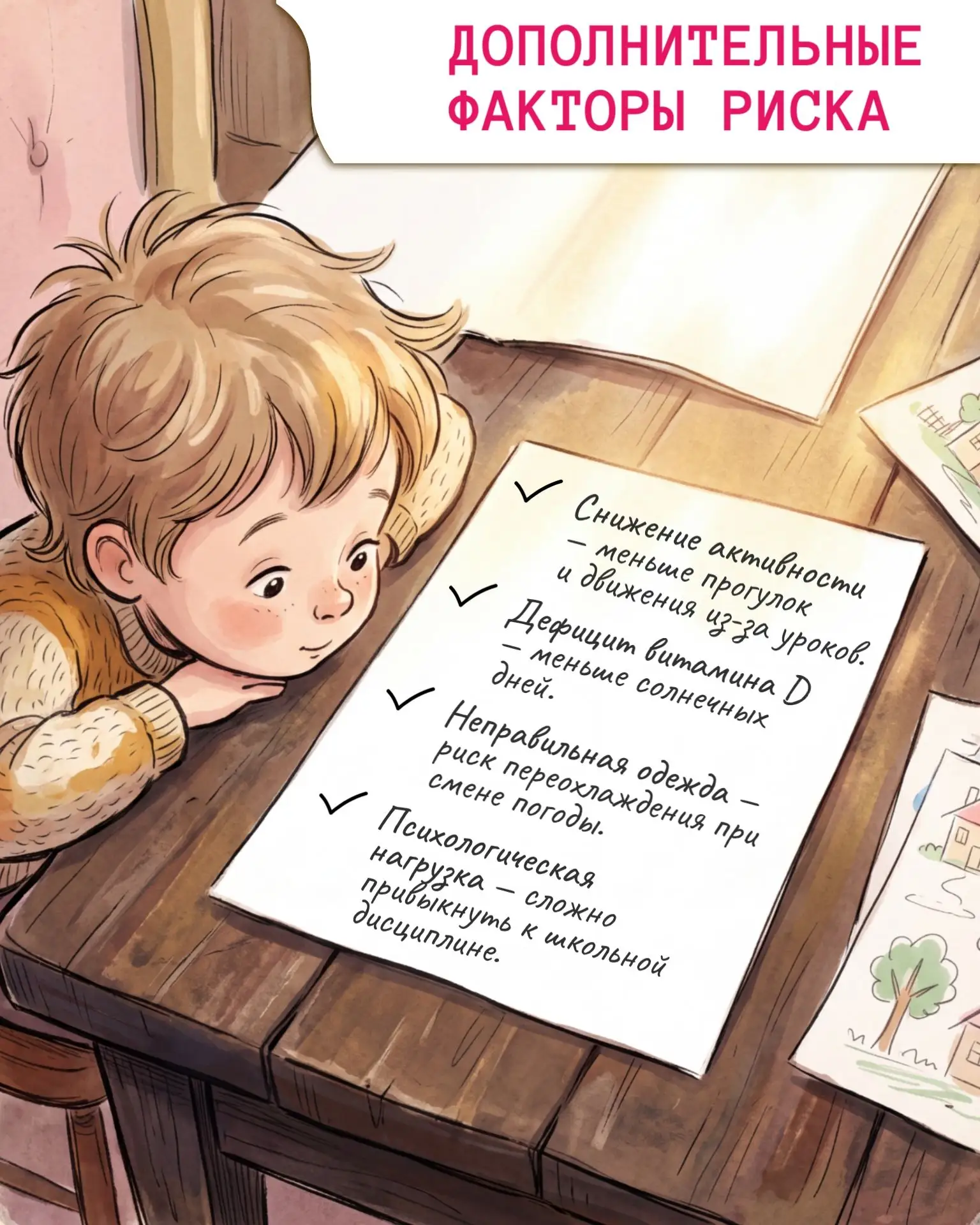 Как защитить ребёнка от ОРВИ в начале учебного года?