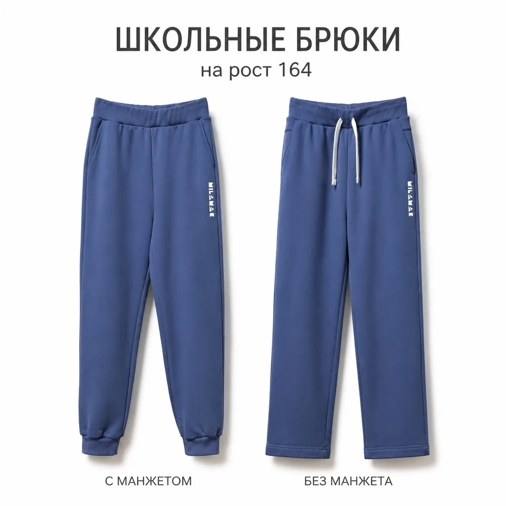 — Зауженные брюки с аккуратным манжетом