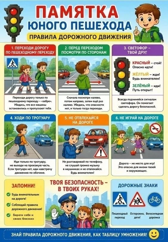 🚦 Безопасность на дороге — дело общее!