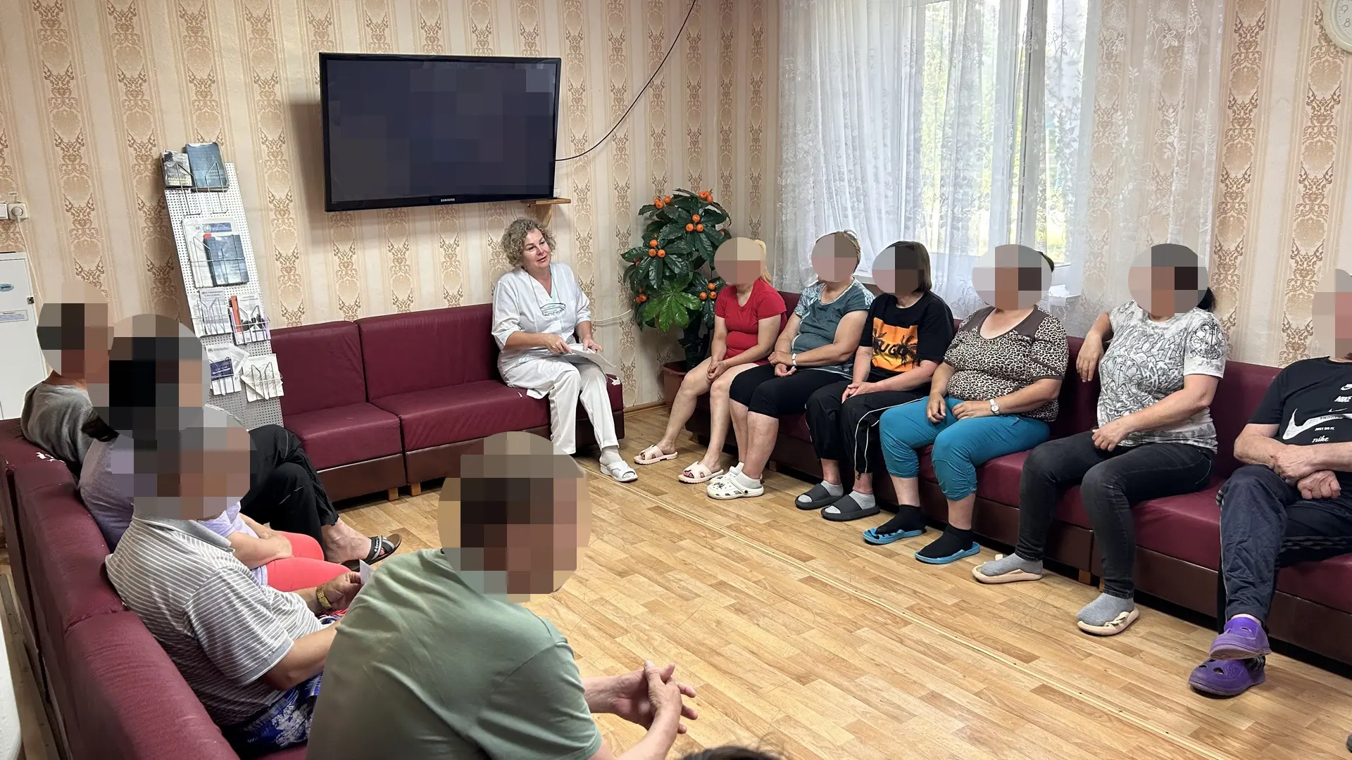 С пациентами Новопетропавловского филиала МСР № 1 провели обратную связь на тему: Формирование ЗОЖ (