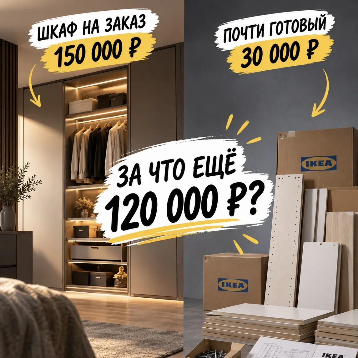 Как сэкономить на документах для сыроварни — на примере шкафа для одежды