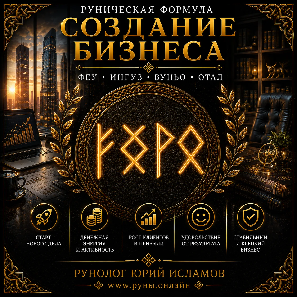 «СОЗДАНИЕ БИЗНЕСА» (из книги "Деньговорот. Руны для денег и бизнеса")