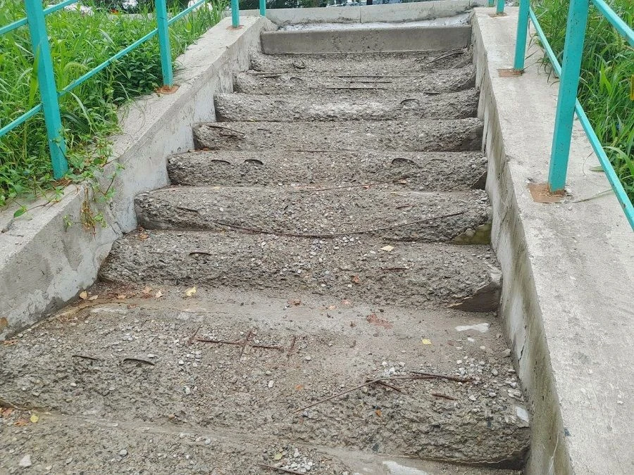 ⚡️Зубодробительная лестница без ступенек во Владивостоке ждёт своих жертв грядущей зимой