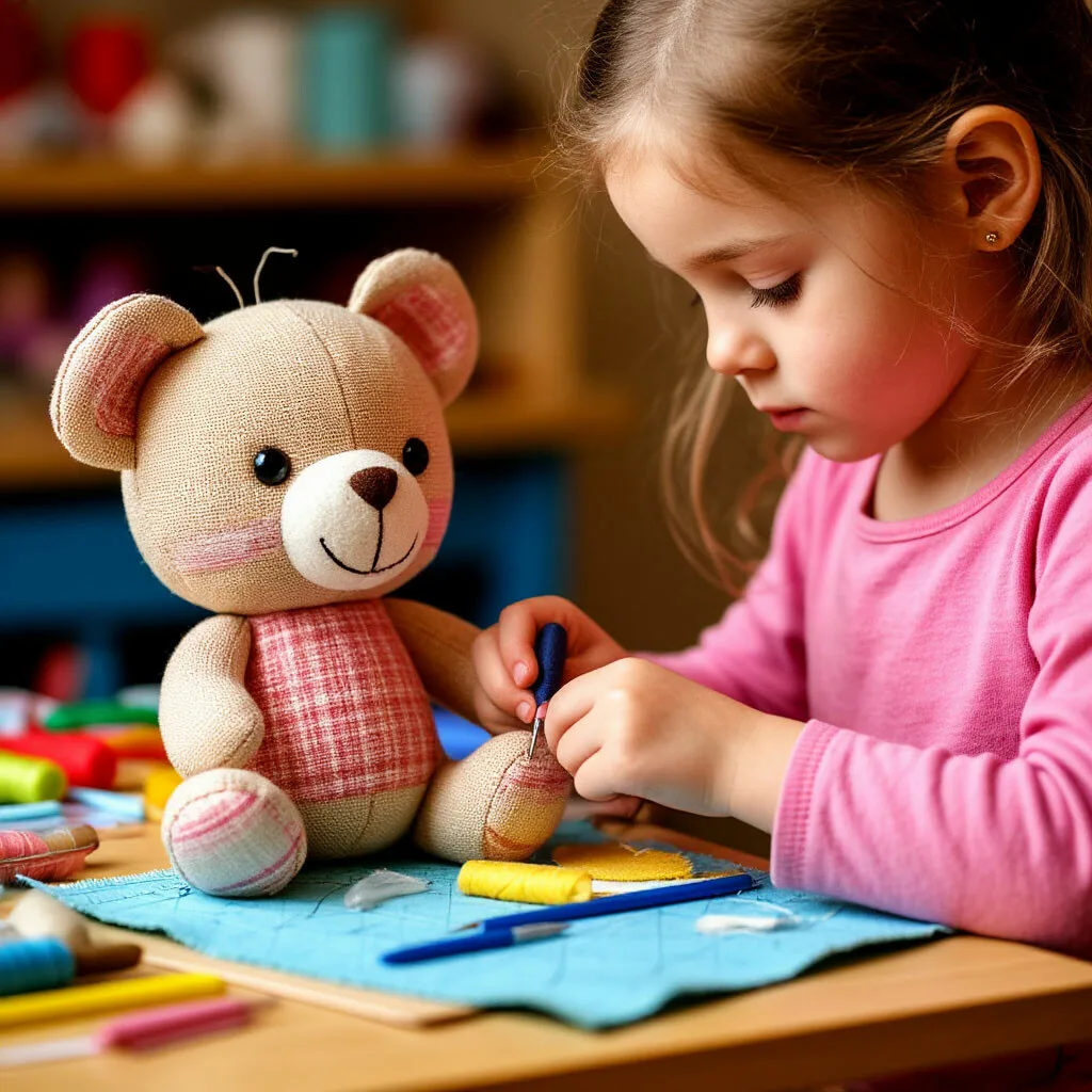 🧸 Зачем детям заниматься изготовлением мягких игрушек? 🧸